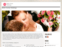 Tablet Screenshot of berkscountyweddings.net